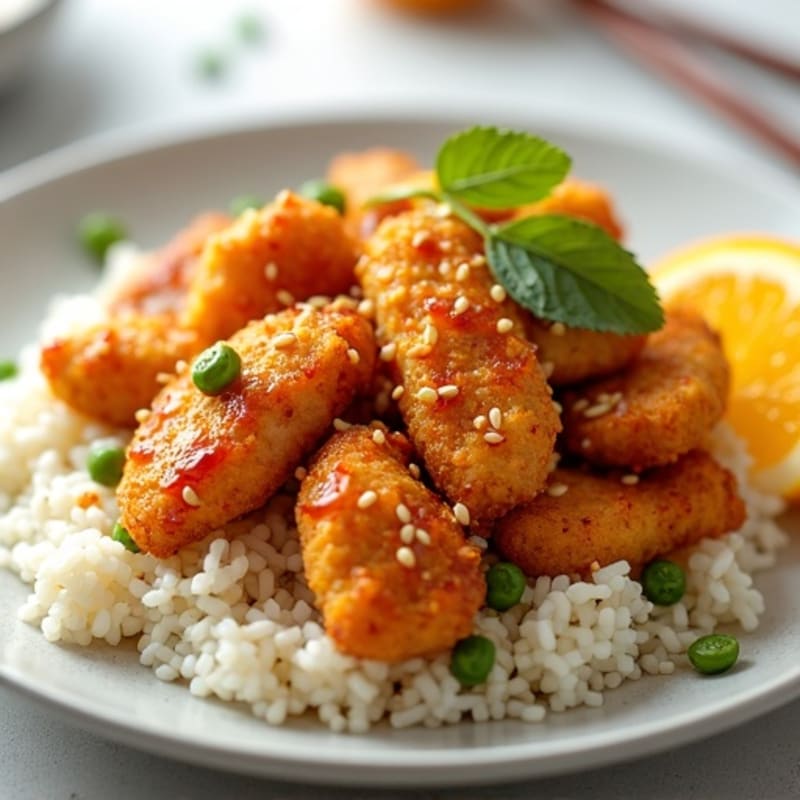 Crispy Low-Cal Orange Chicken