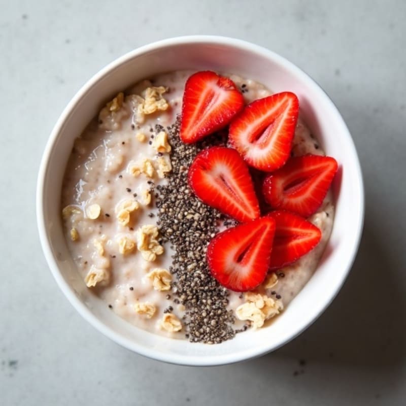 Creamy Strawberry Overnight Oats