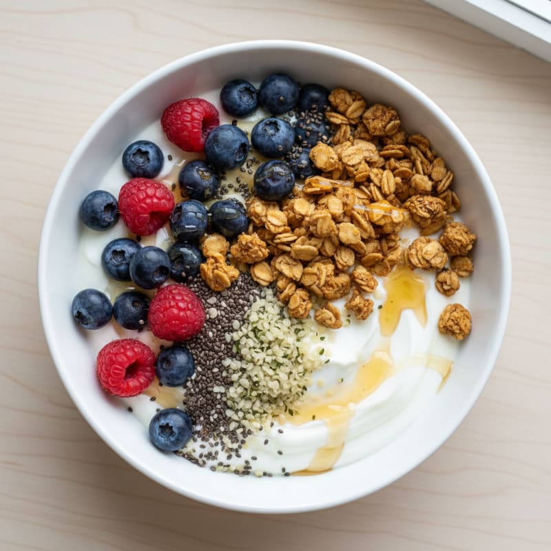 Berry Yogurt Bowl with Granola
