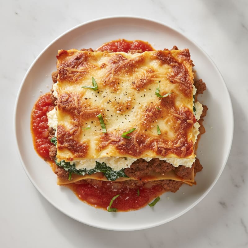 Classic Beef and Ricotta Lasagna Bake