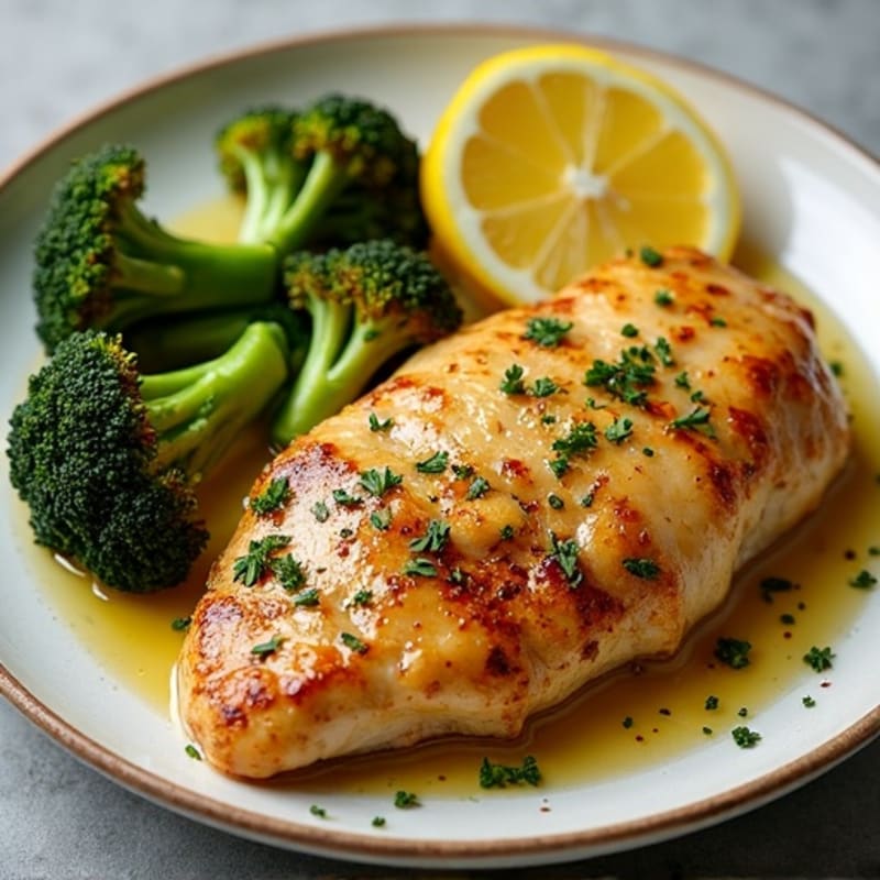 Sheet Pan Lemon Garlic Chicken and Broccoli