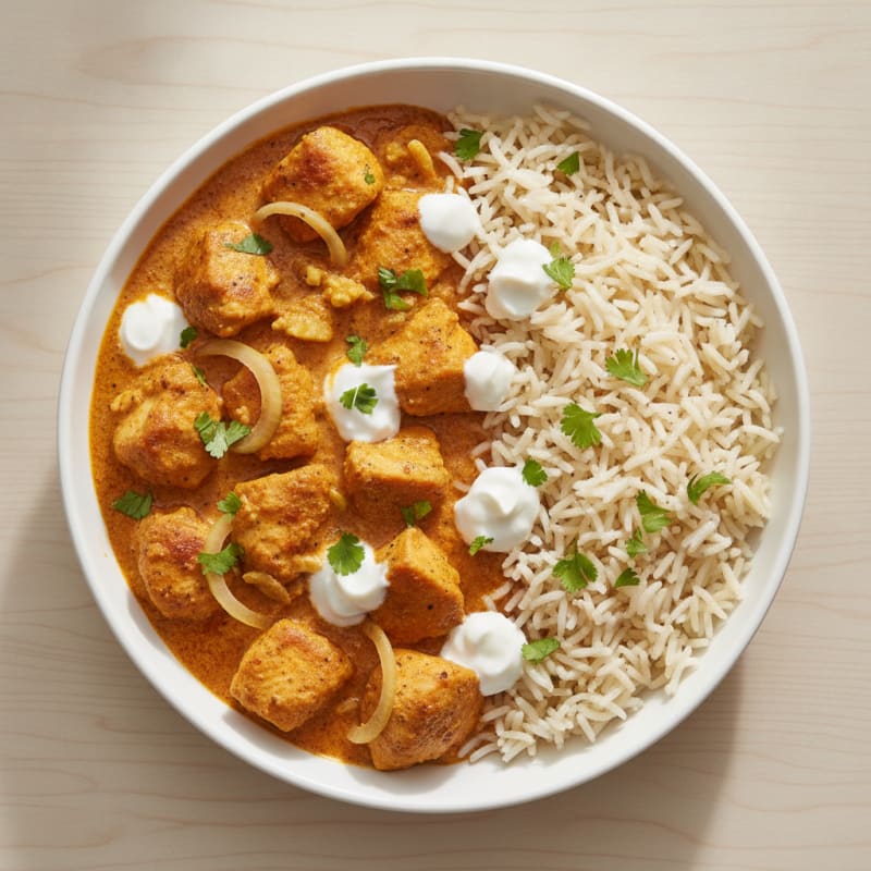 Spiced Butter Chicken with Basmati Rice