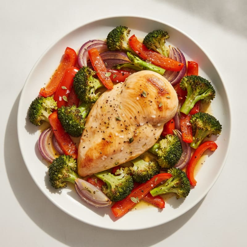 Sheet Pan Chicken and Roasted Vegetables