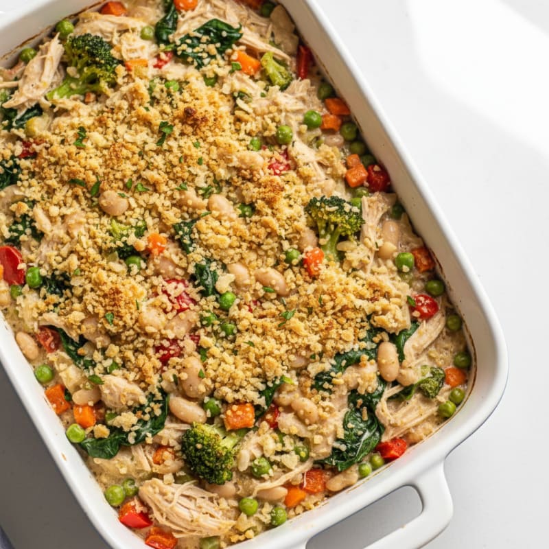 Garlic Herb Chicken and Vegetable Bake