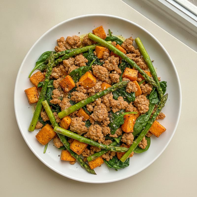 Roasted Turkey and Sweet Potato Medley