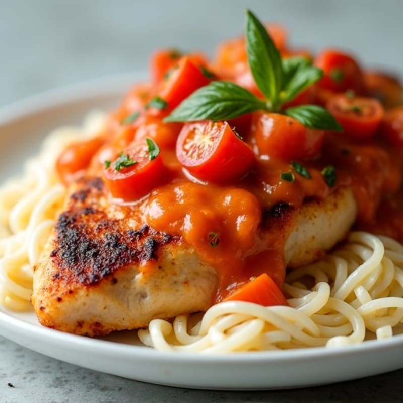 Healthy Chicken with Creamy Spiced Tomato Sauce