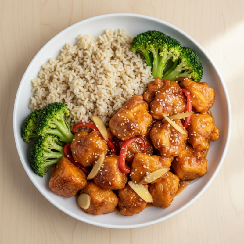 Sweet and Tangy General Tso's Chicken