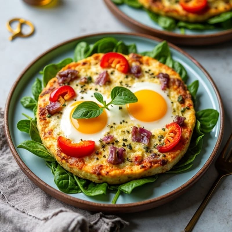 Chicken and Egg Frittata with Roasted Vegetables
