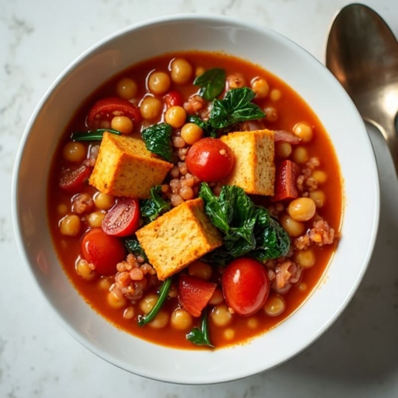 Hearty Spiced Chickpea and Tomato Stew