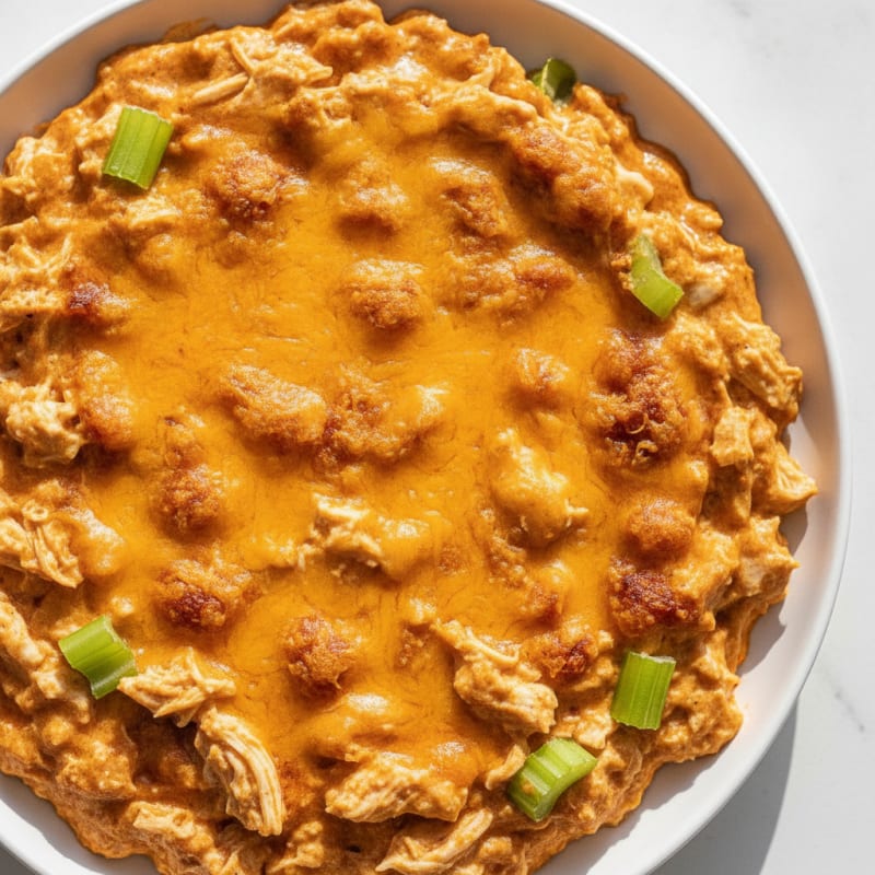 High-Protein Buffalo Chicken Dip