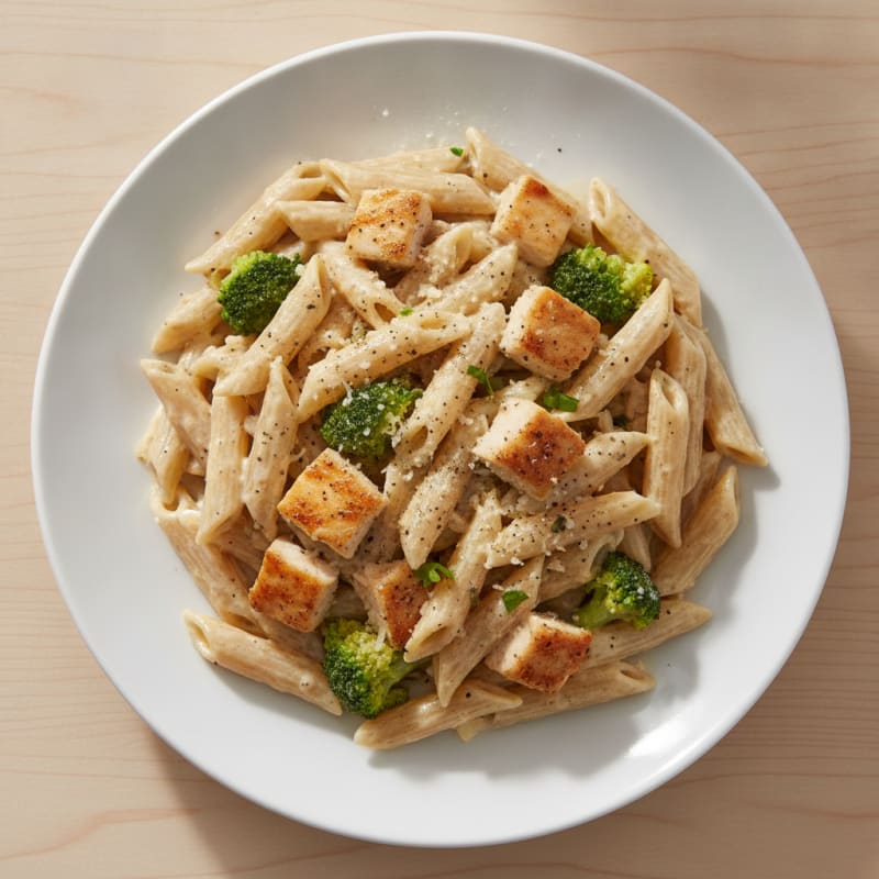 Garlic Parmesan Chicken Alfredo Pasta