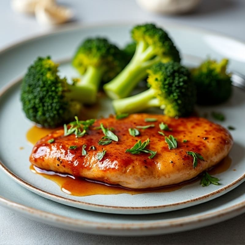Tender Teriyaki Chicken with Crispy Roasted Broccoli
