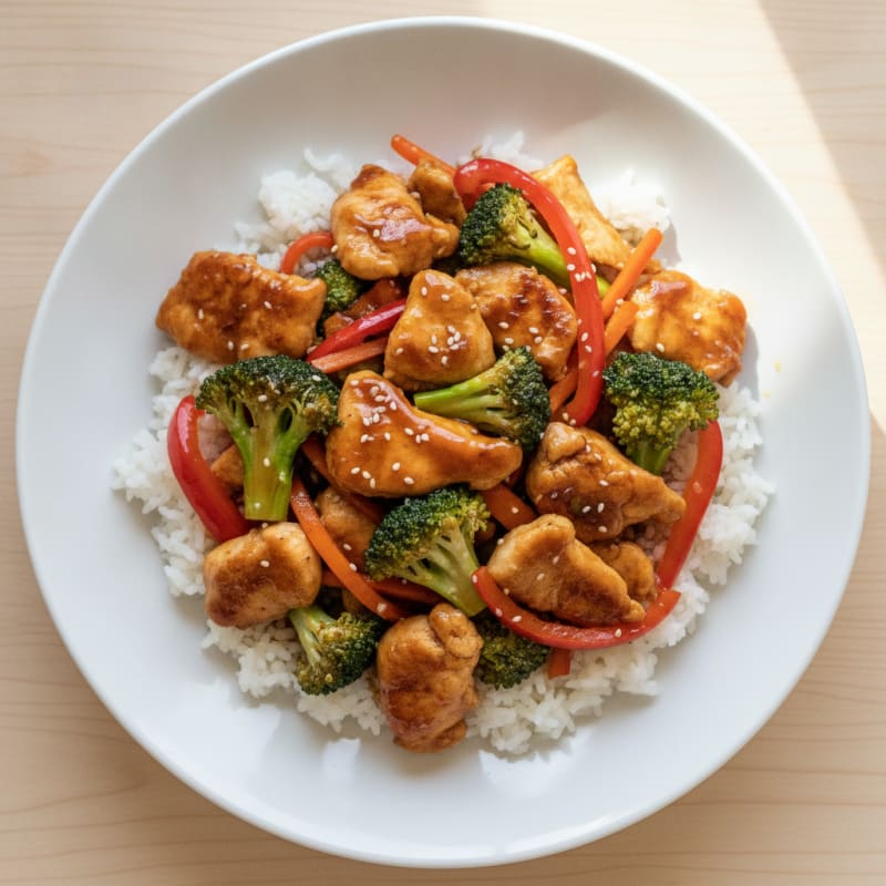Teriyaki Chicken Stir-Fry with Vegetables