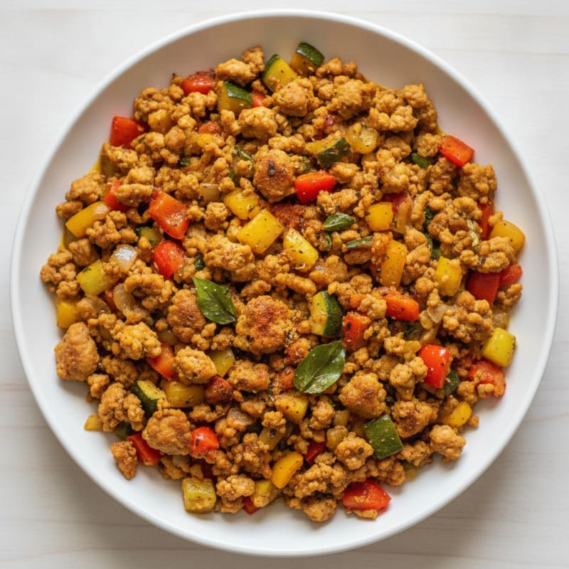 Savory Ground Turkey Skillet with Vegetables