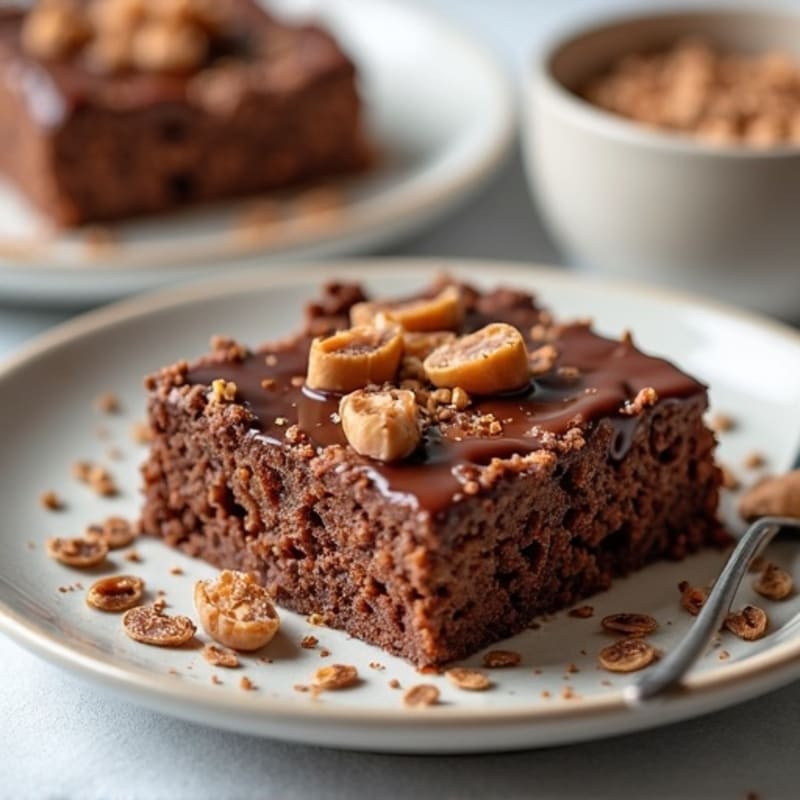 Fudgy Chocolate Protein Baked Oats