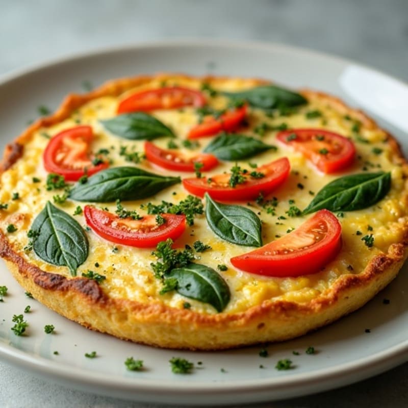 Fluffy Herb-Baked Egg White Frittata