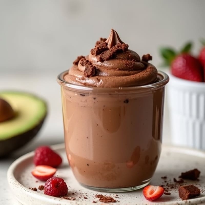 Creamy Chocolate Avocado Mousse
