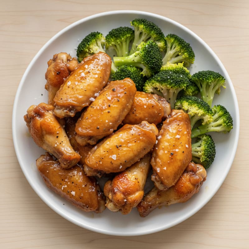 Honey-Garlic Glazed Chicken Wings