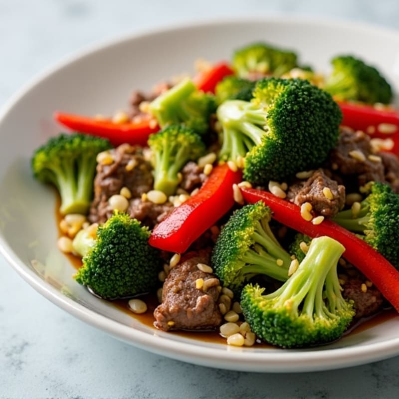 Ginger-Garlic Beef and Broccoli Stir-Fry