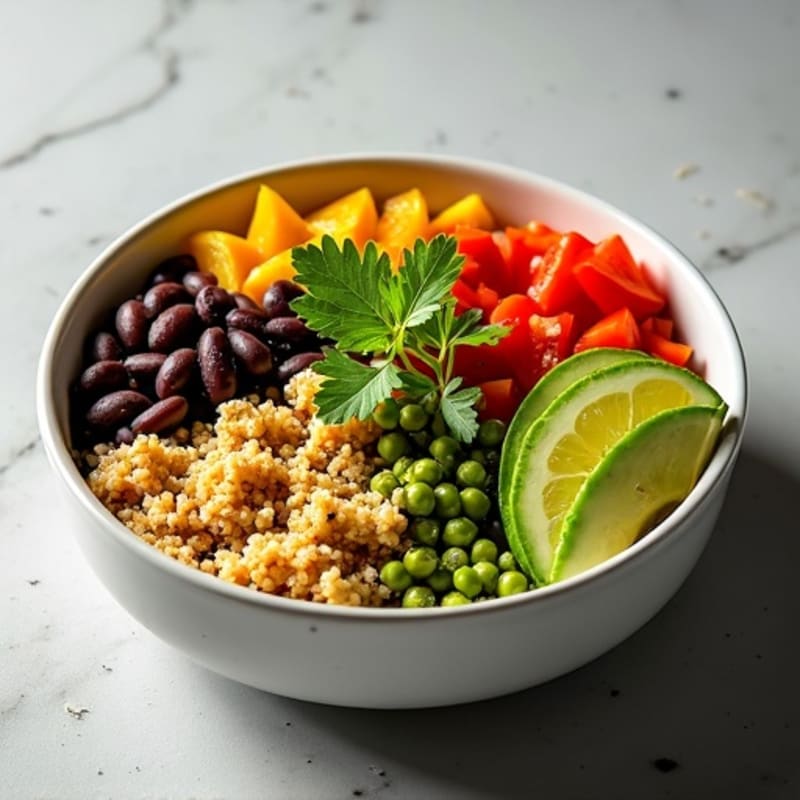 Citrus-Lime Quinoa Black Bean Bowl