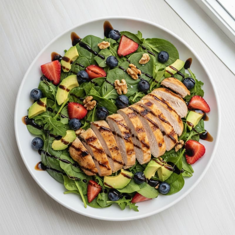 Grilled Chicken and Berry Salad