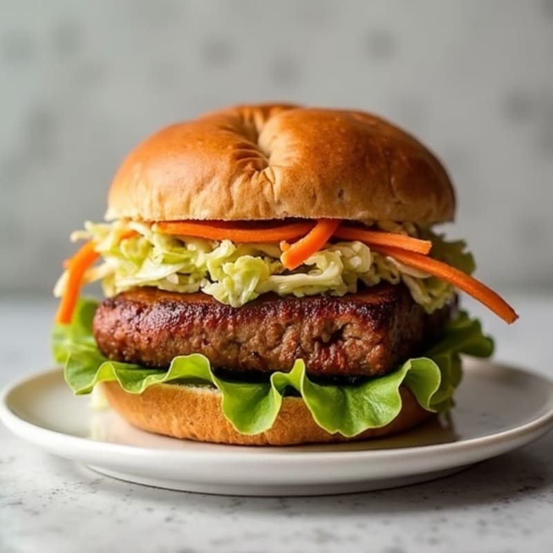 Lean Smoky Brisket Sandwich with Crunchy Slaw
