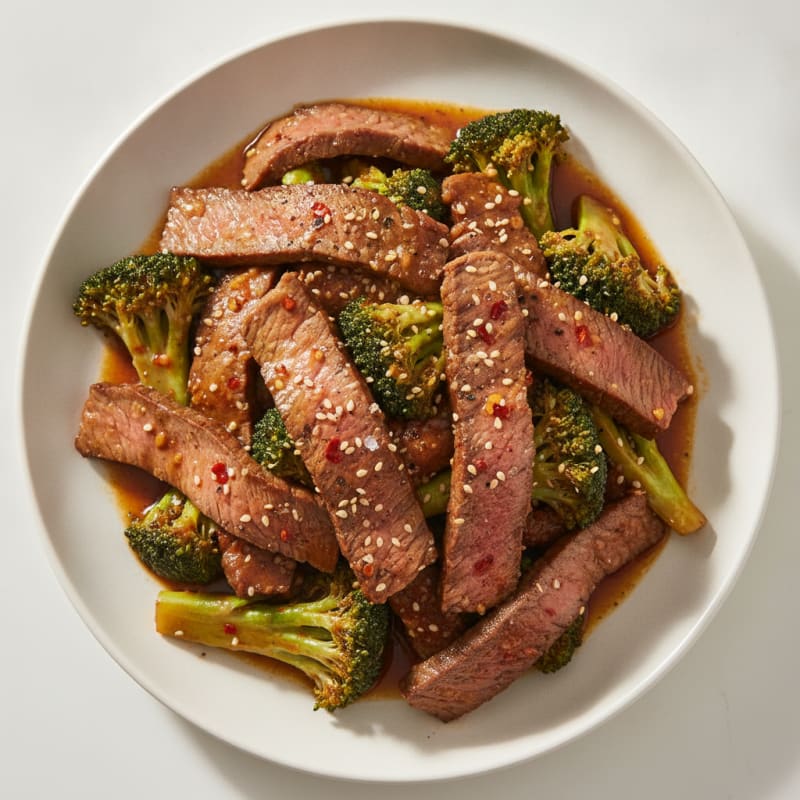Sesame Beef and Broccoli Stir-Fry