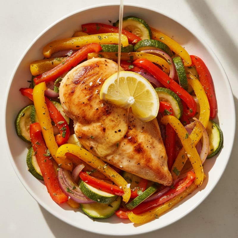 Chicken and Roasted Vegetable Medley