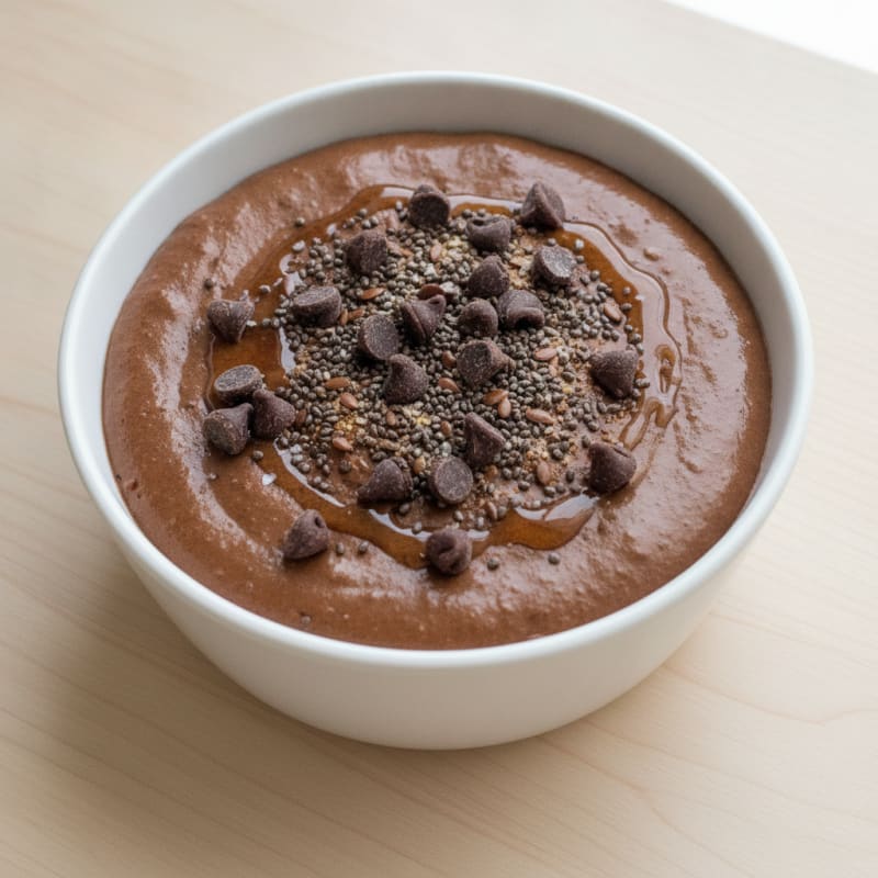 Chocolate Chia Seed Protein Pudding