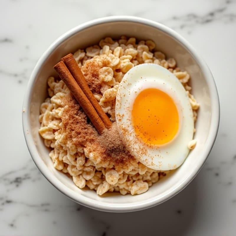 Protein-Packed Vanilla Cinnamon Egg White Oatmeal Bowl