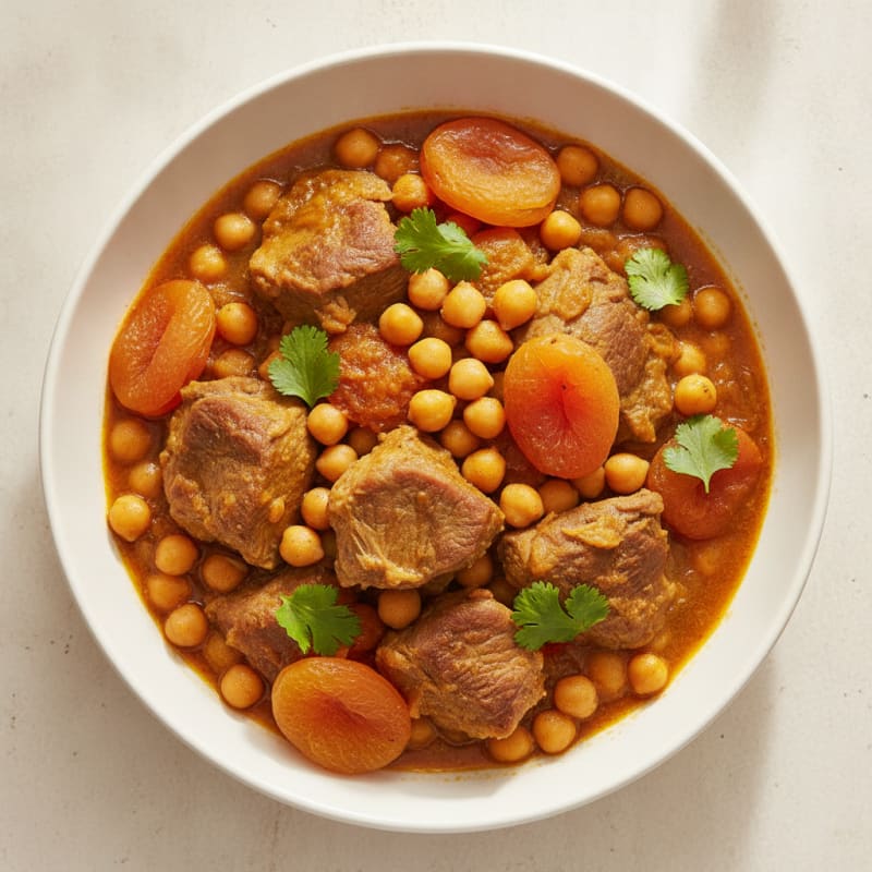 Moroccan Lamb Tagine with Dried Fruits