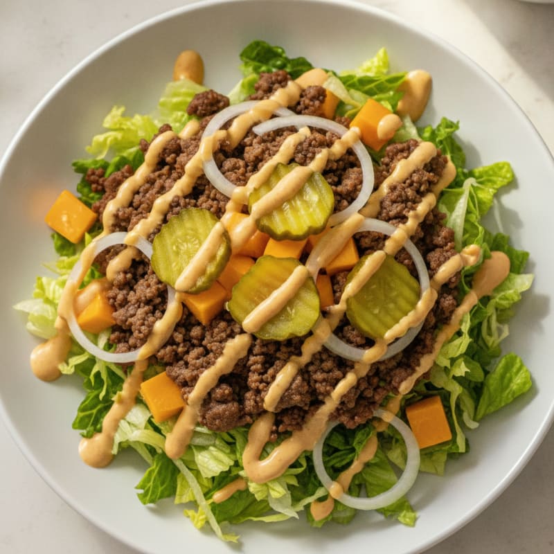 Big Mac Protein Bowl