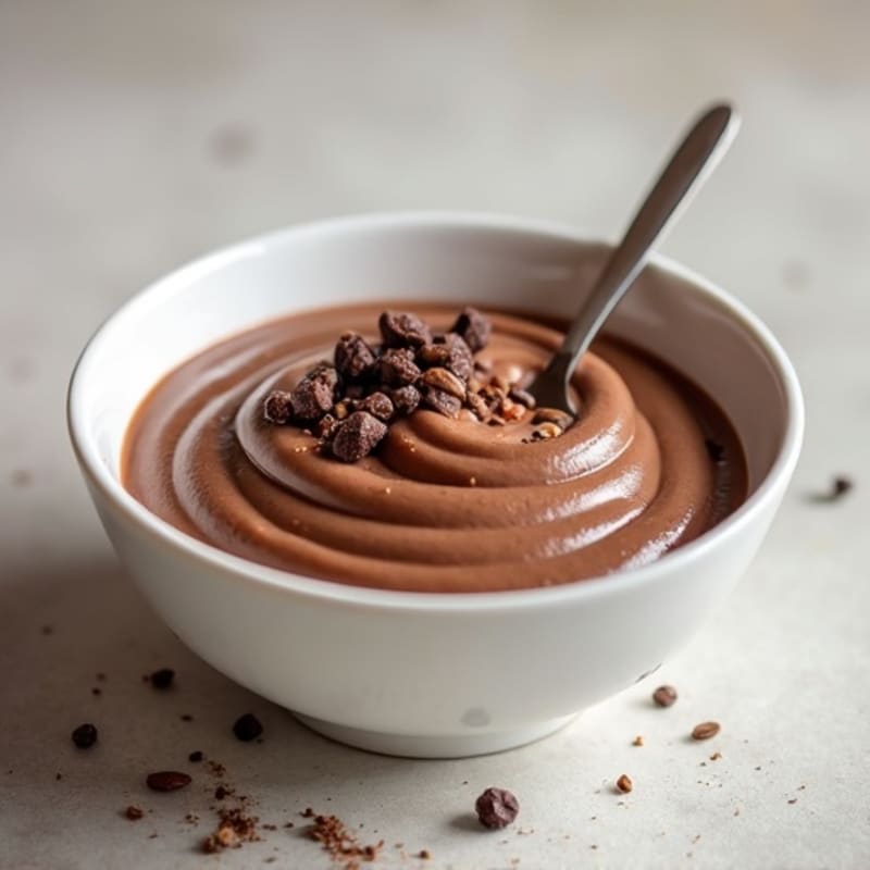 Silky Chocolate Protein Pudding with Greek Yogurt