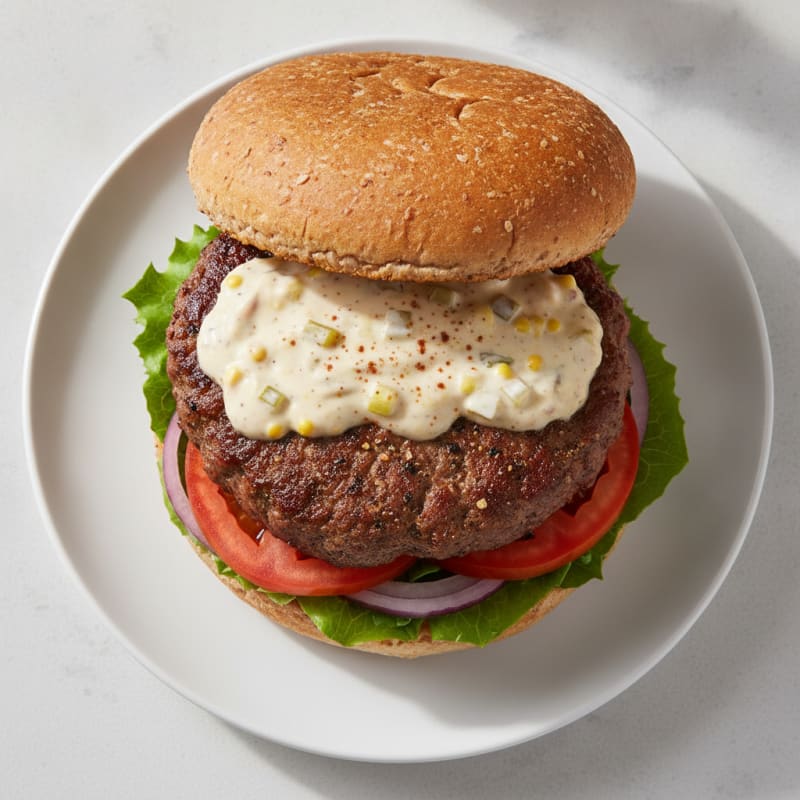 Classic Beef Burger with Secret Sauce