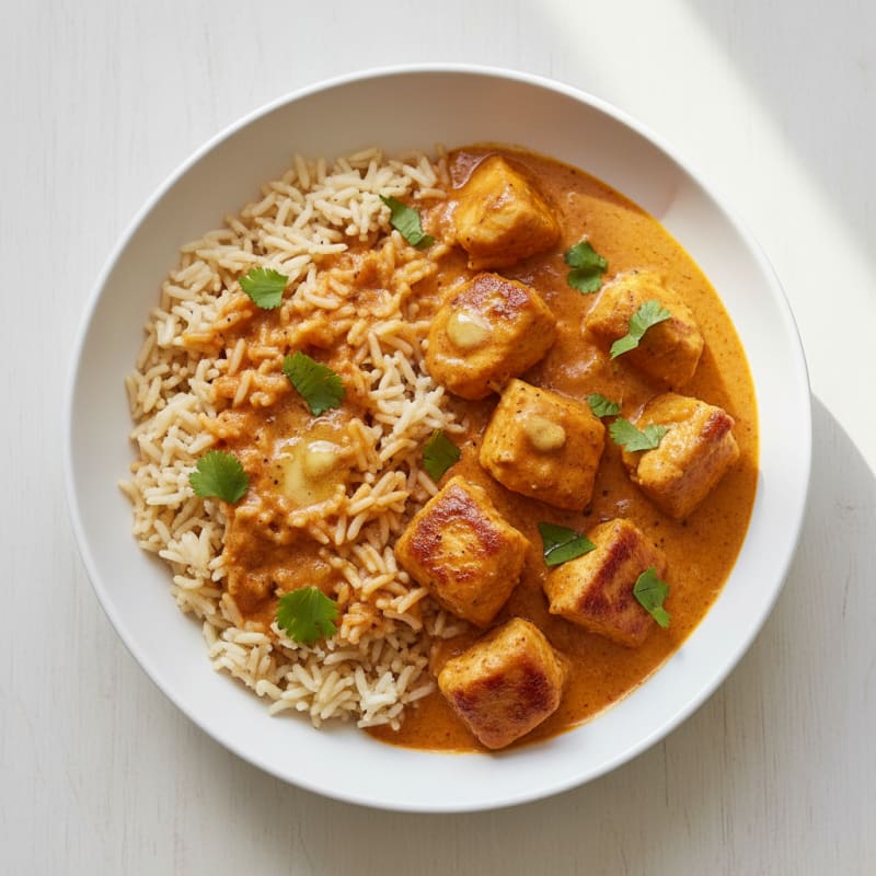 Spiced Butter Chicken with Basmati Rice