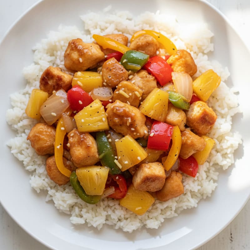 Sweet and Sour Chicken with Pineapple