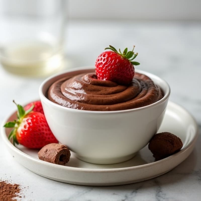 Silky Chocolate Protein Pudding with Greek Yogurt