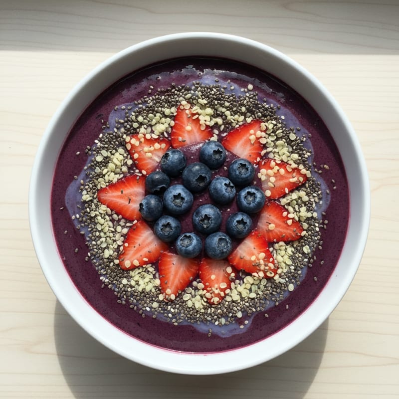 Açaí Berry Smoothie Bowl