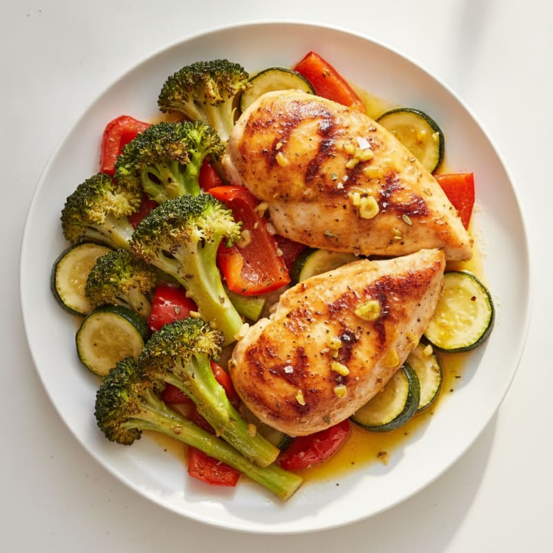 Sheet Pan Lemon Herb Chicken and Veggies