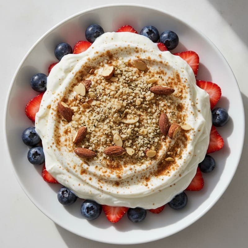 High-Protein Greek Yogurt Berry Parfait