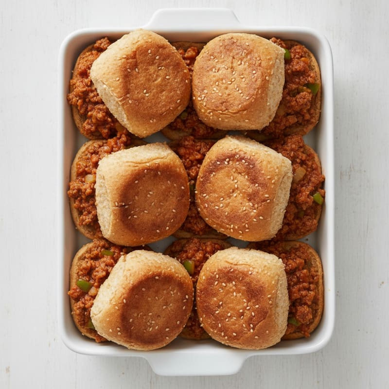 Sweet and Tangy Sloppy Joe Sliders