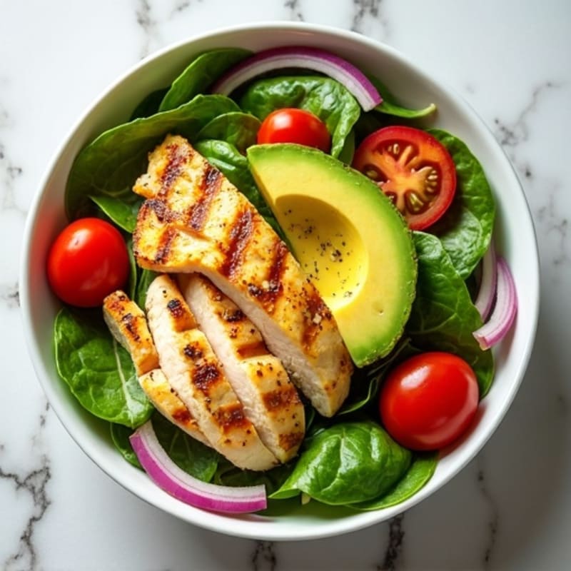 Crisp Avocado Salad Bowl