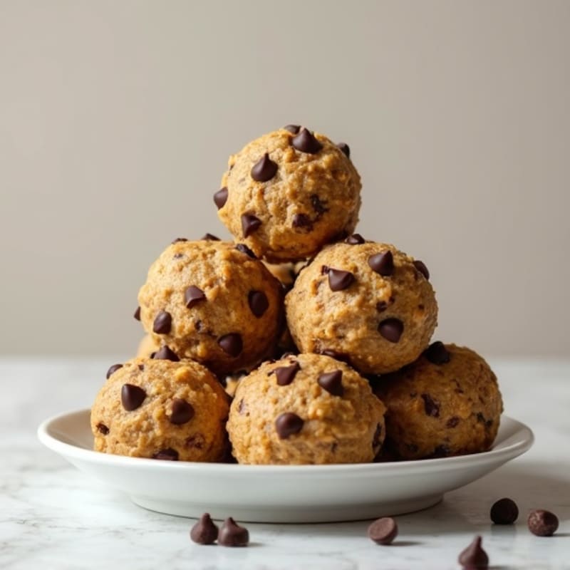 Chewy Protein Cookie Dough Energy Bites