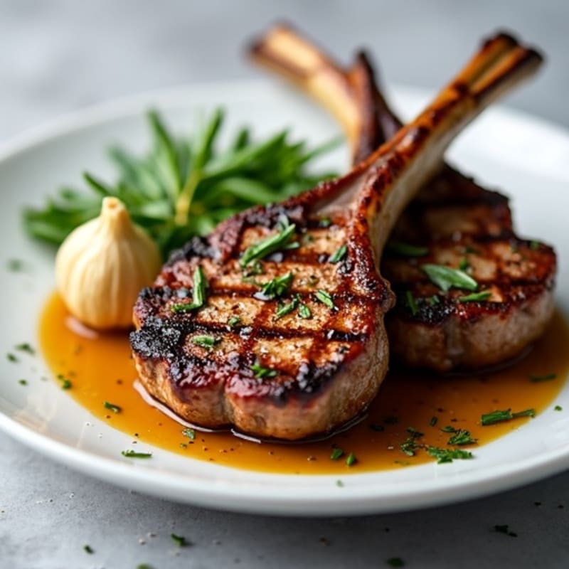 Grilled Herb Lamb Chops