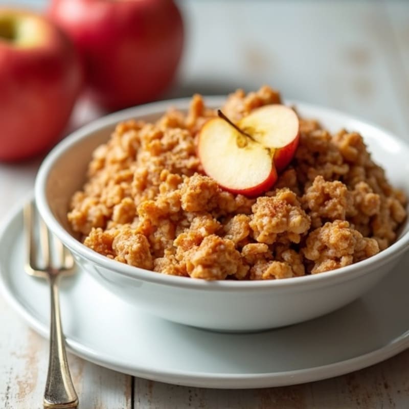Protein-Packed Cinnamon Roll Baked Oatmeal
