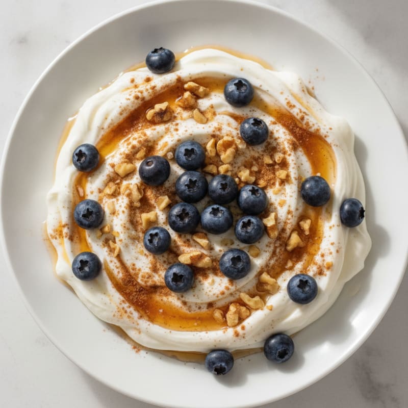 Maple Cinnamon Protein Yogurt Swirl
