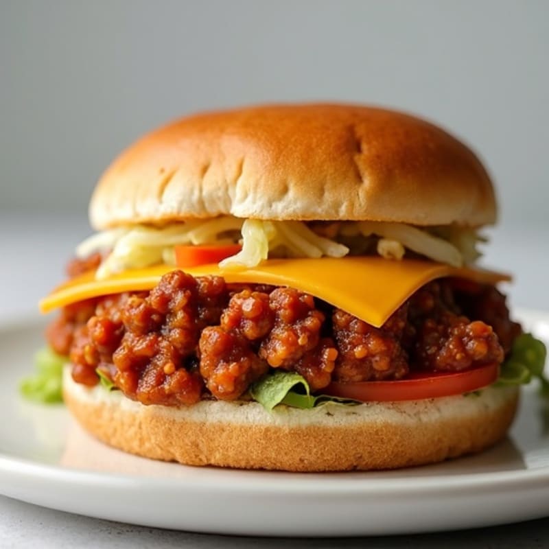 Lean Ground Beef Sloppy Joe Sliders with Crunchy Slaw