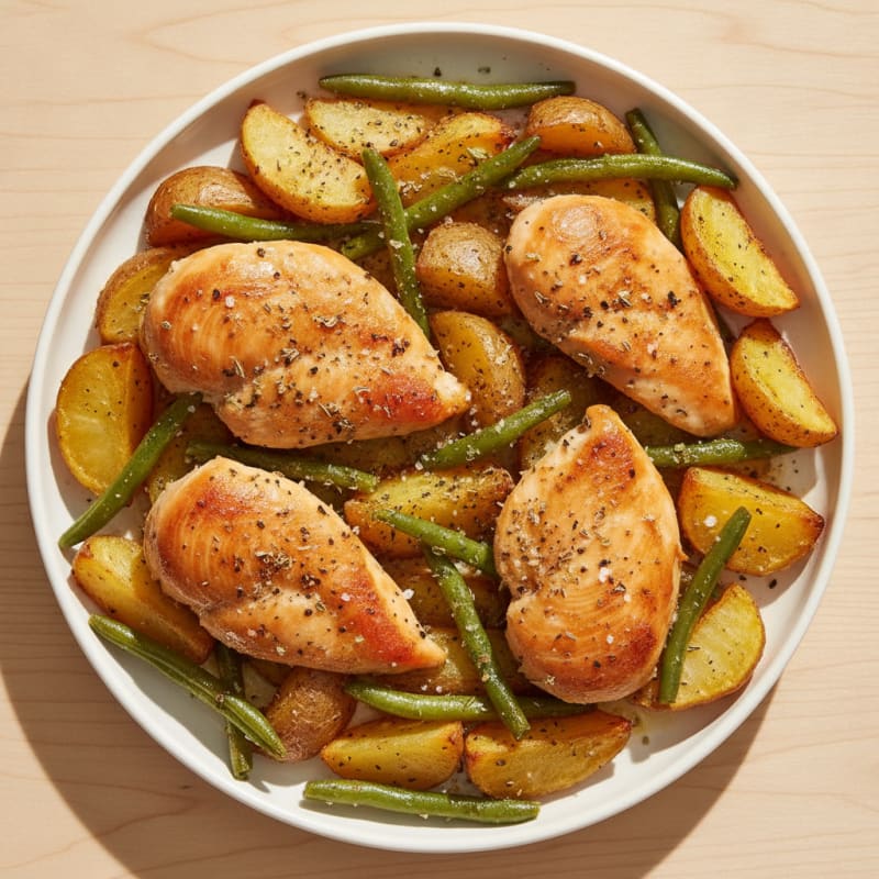Comforting Chicken and Vegetable Bake