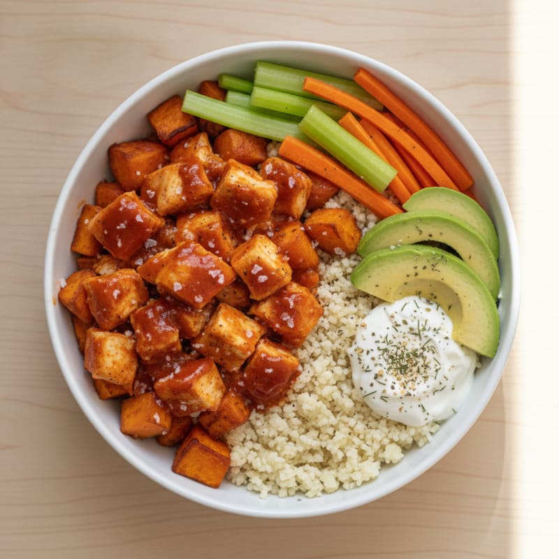 Buffalo Chicken Meal Prep Bowl