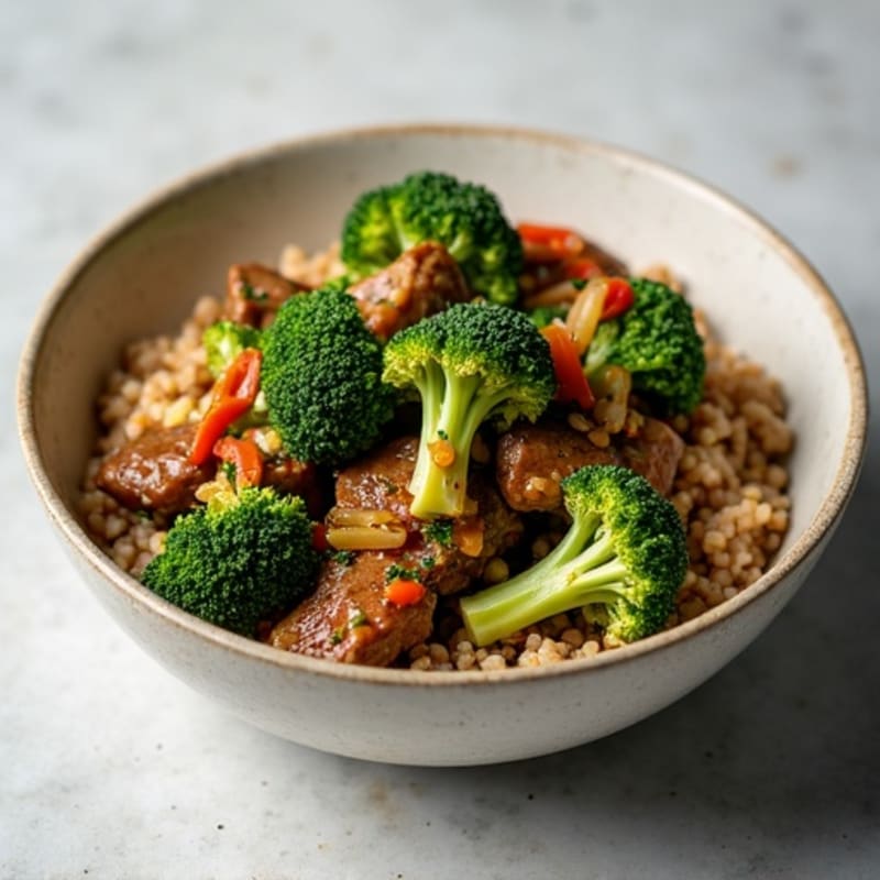 Ginger-Garlic Beef and Broccoli Stir-Fry